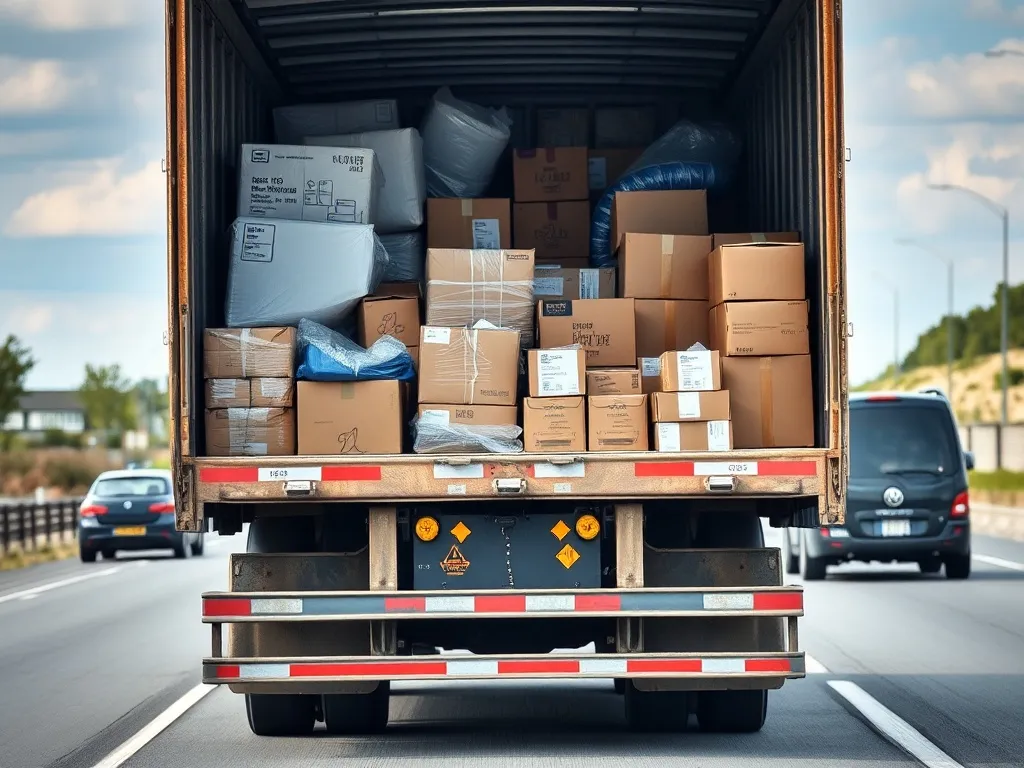 Ile może wystawać ładunek z tyłu samochodu ciężarowego?